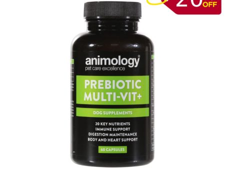 Animology Prebiotic MultiVit+ Supplement 60 Caps Hot on Sale