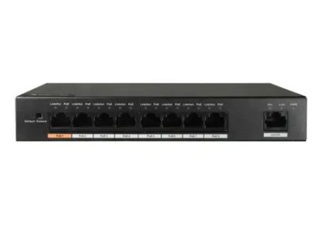 X-security Switch 8 Porte Rj45 10 100 Hi-poe + Uplink 10 100 Xs-sw0809-96-hipoe For Discount