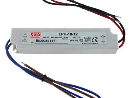 Alimentatore Uscita Dc 12 V   1,5 A Lph-18-12 Videosorveglianza Sorveglianza Sale