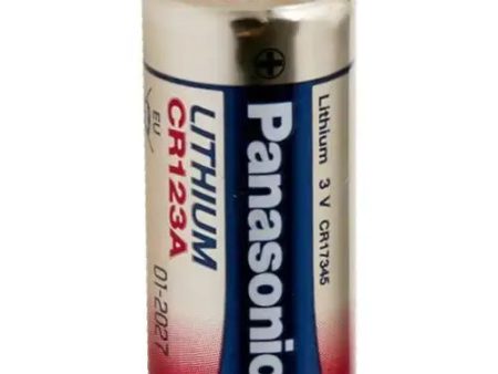 Panasonic Batteria Cr123a 3.0 V Litio Batt-cr123a-p Videosorveglianza Sicurezza For Discount